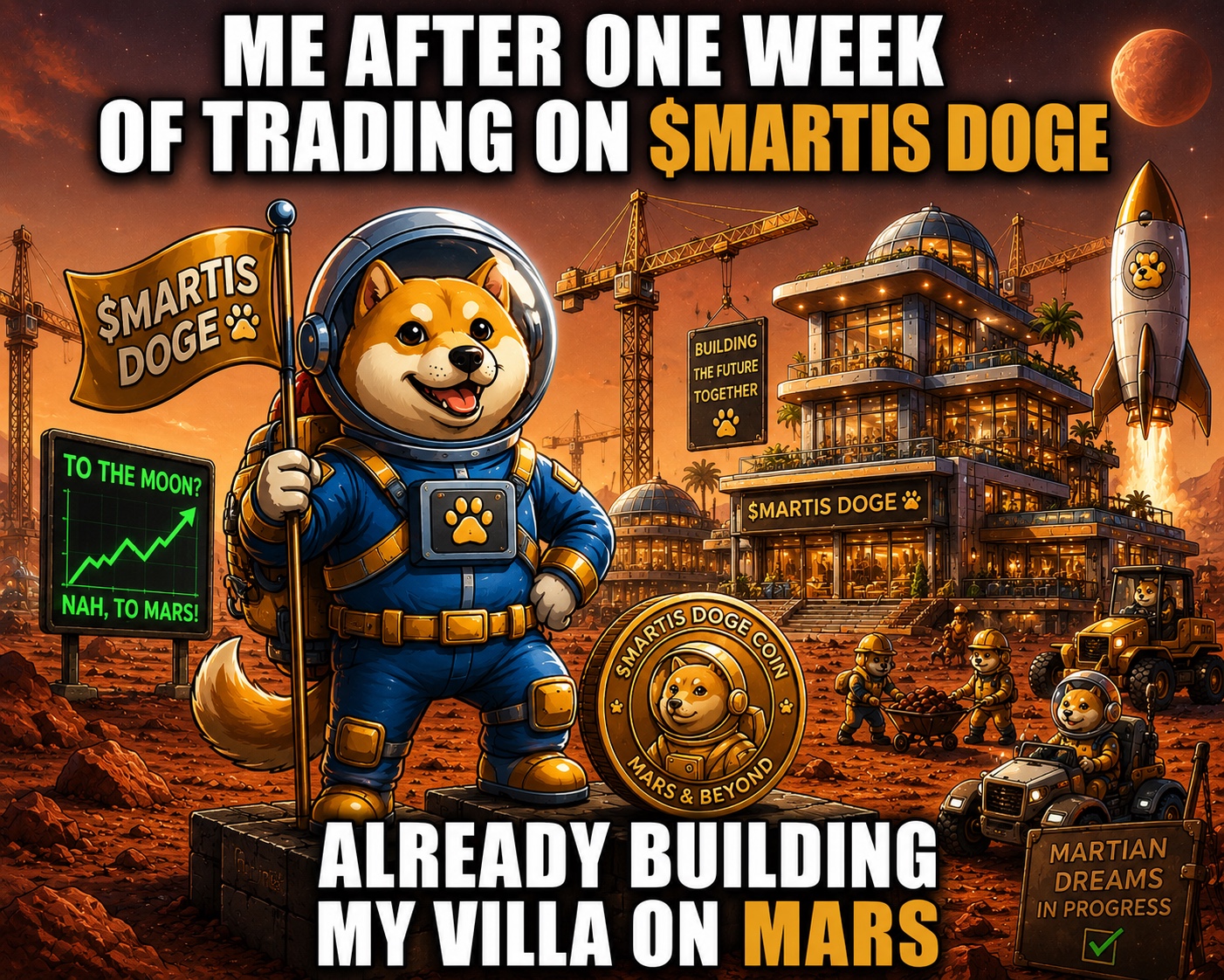 Villa on Mars meme